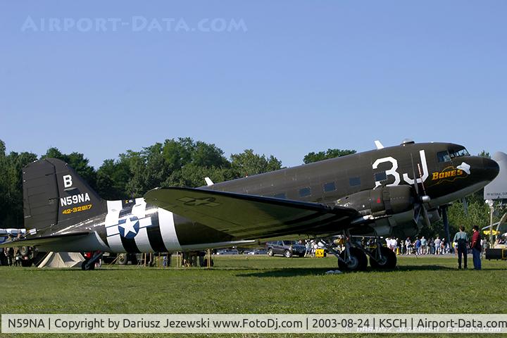 N59NA, 1942 Douglas C-47 Dakota 4 C/N 9043, Douglas DC-3C-S1C3G 