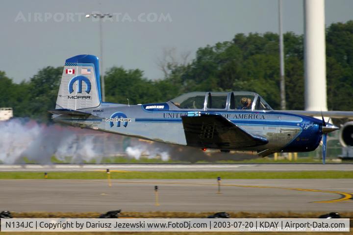 N134JC, 1955 Beech T-34-A (A45) Mentor C/N G-812, Beech A45 