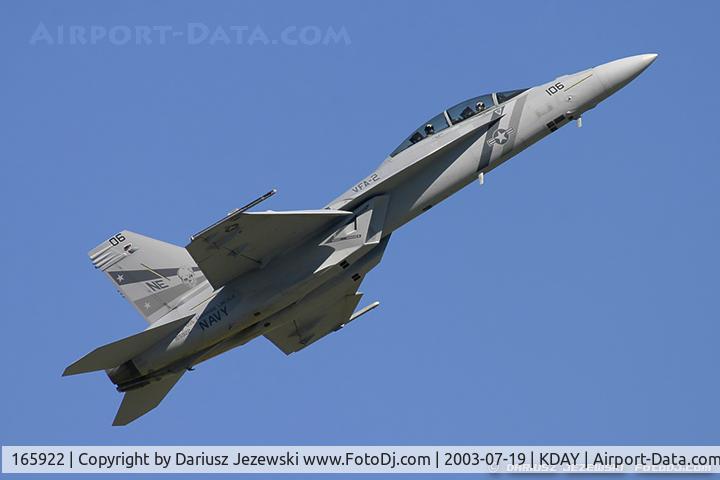165922, Boeing F/A-18F Super Hornet C/N F068, F/A-18F Super Hornet 165922 NE-106 from VFA-122 