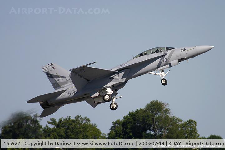 165922, Boeing F/A-18F Super Hornet C/N F068, F/A-18F Super Hornet 165922 NE-106 from VFA-122 