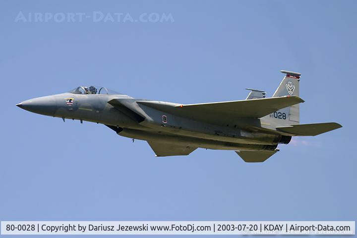 80-0028, 1980 McDonnell Douglas F-15C Eagle Eagle C/N 676/C177, F-15C Eagle 80-0028 EG from 60th FS 