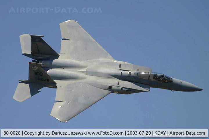 80-0028, 1980 McDonnell Douglas F-15C Eagle Eagle C/N 676/C177, F-15C Eagle 80-0028 EG from 60th FS 