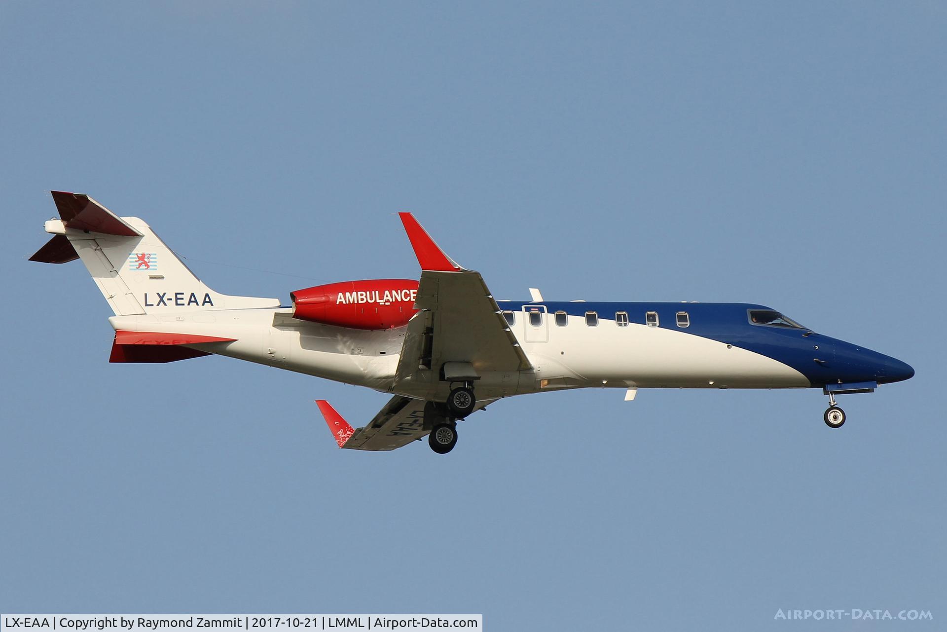LX-EAA, 2006 Learjet 45 C/N 321, Learjet45 LX-EAA European Air Ambulance