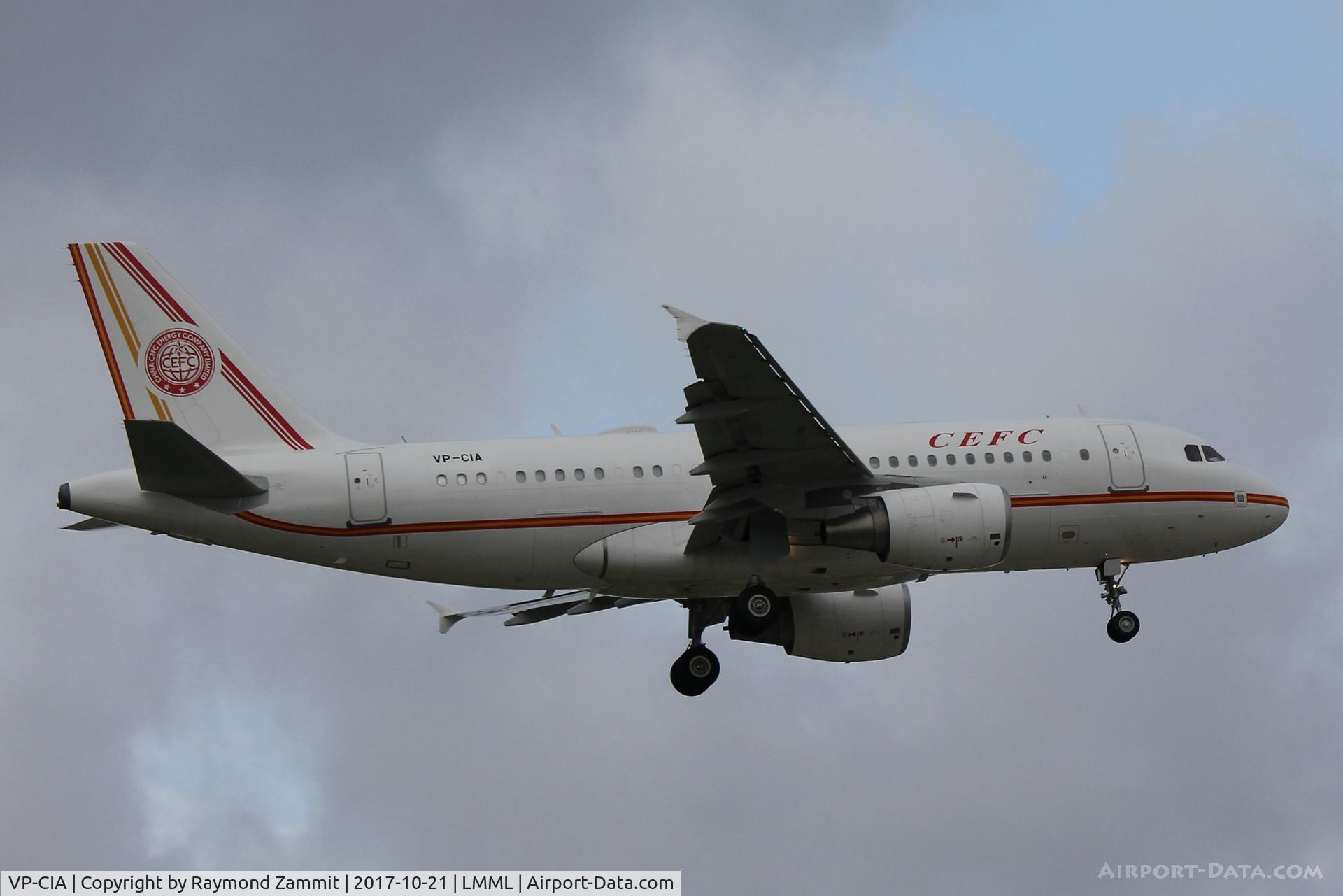 VP-CIA, 2010 Airbus A319-115CJ C/N 4228, A319 VP-CIA CEFC China