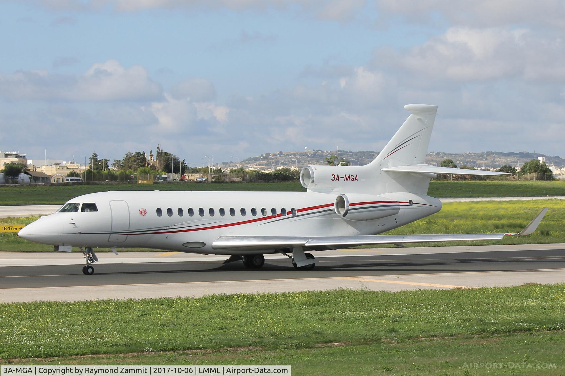 3A-MGA, 2013 Dassault Falcon 7X C/N 200, Dassault Falcon 7X 3A-MGA Government of Monaco