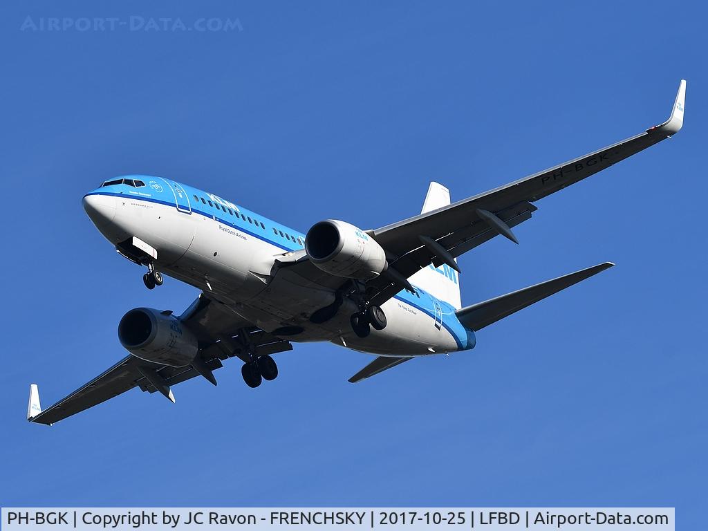 PH-BGK, 2010 Boeing 737-7K2 C/N 38054, KL1297 landing runway 23 from Amsterdam