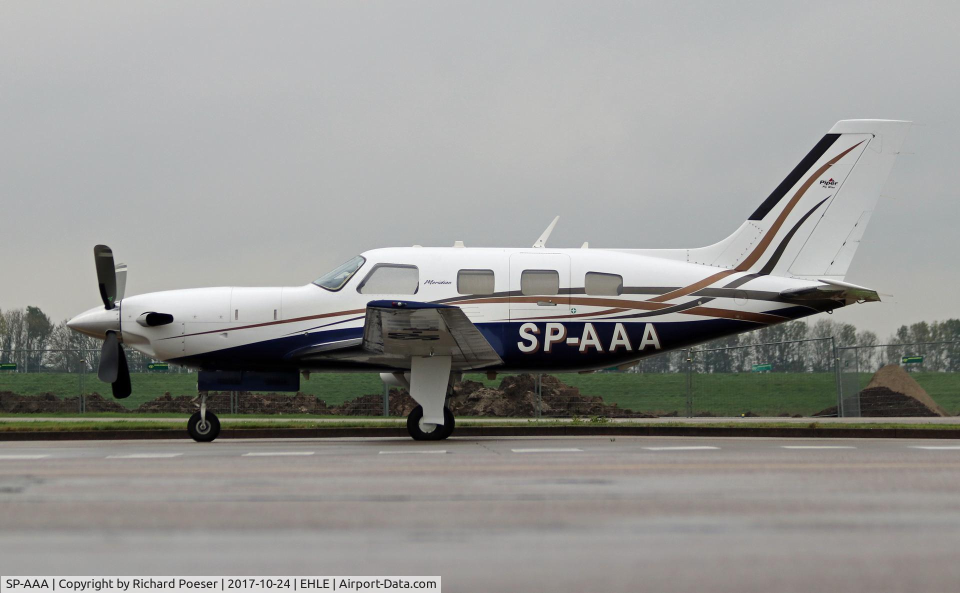 SP-AAA, Piper PA-46-500TP Malibu Meridian M600 C/N 4697349, EHLE 24-10-2017