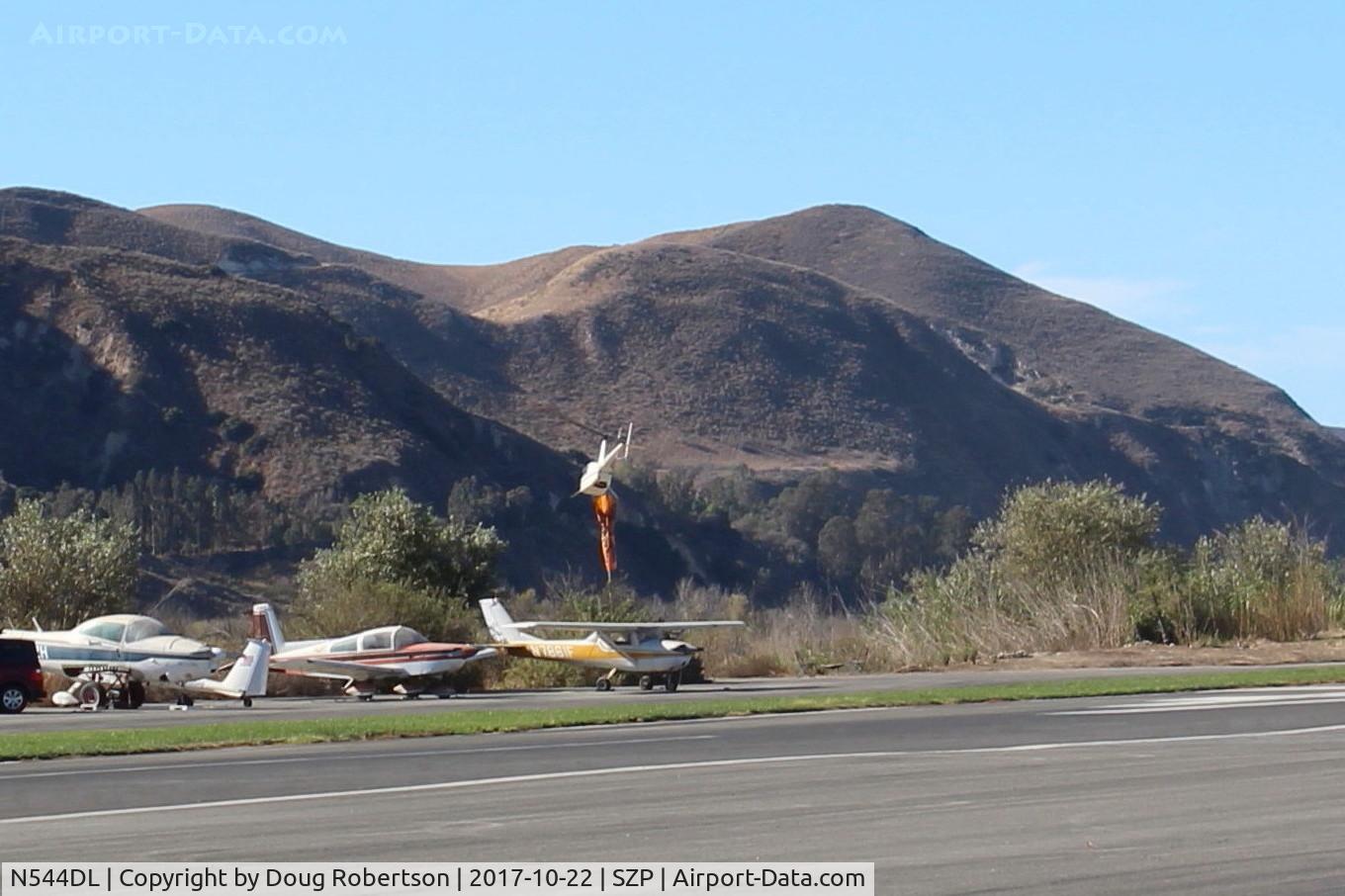 N544DL, 2005 Robinson R44 Raven II C/N 10783, 2005 Robinson R44 RAVEN II, Lycoming IO-540-AE1A5 6 cylinder 260 Hp derated to 225 Hp for takeoff, 205 Hp continuous. Departure above and near 04 Windsock