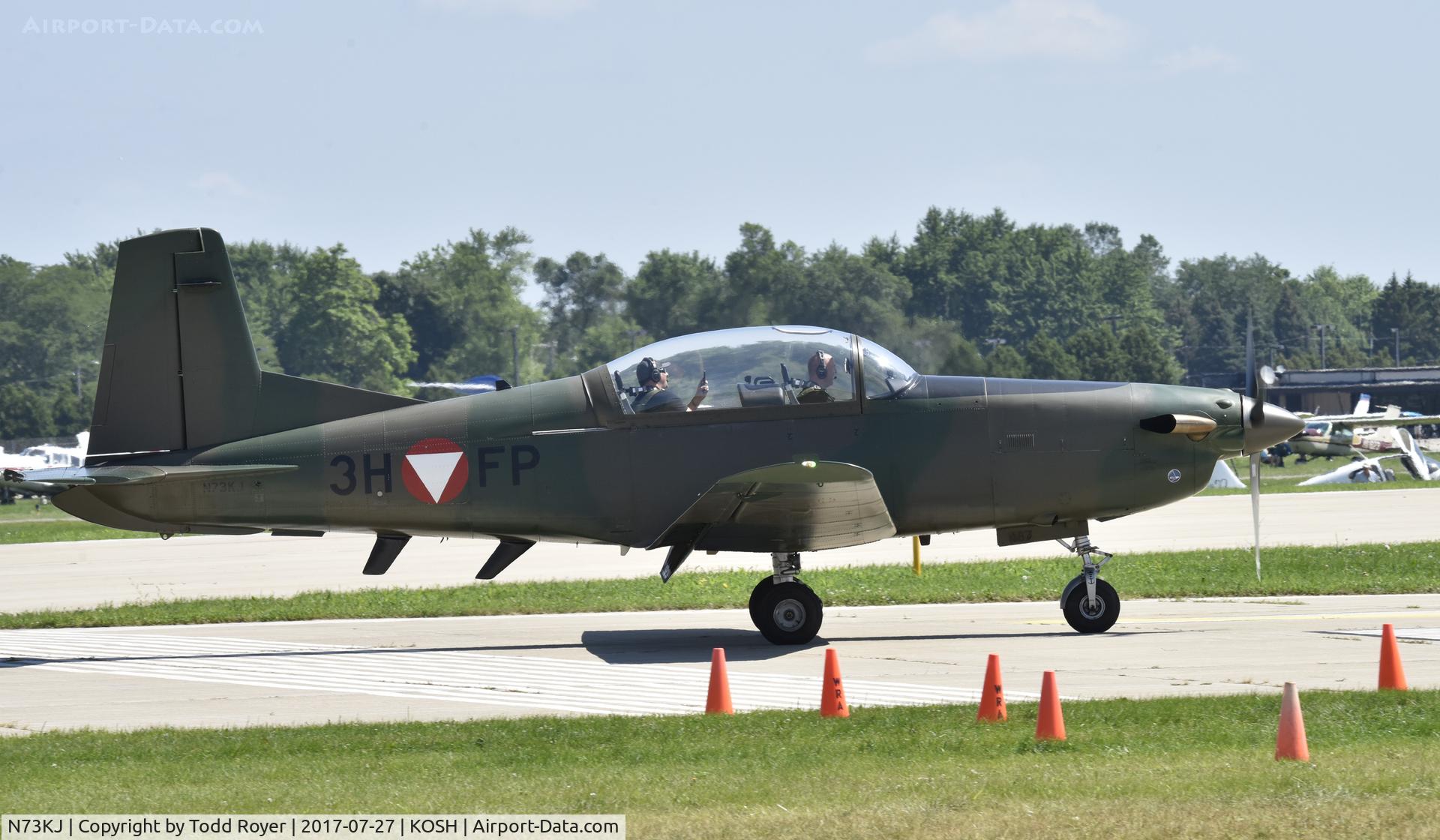 N73KJ, 1985 Pilatus PC-7 C/N 487, Airventure 2017