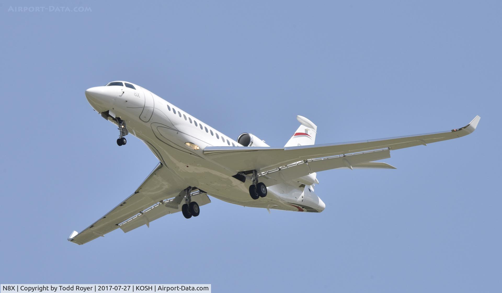 N8X, 2015 Dassault Falcon 8X C/N 403, Airventure 2017
