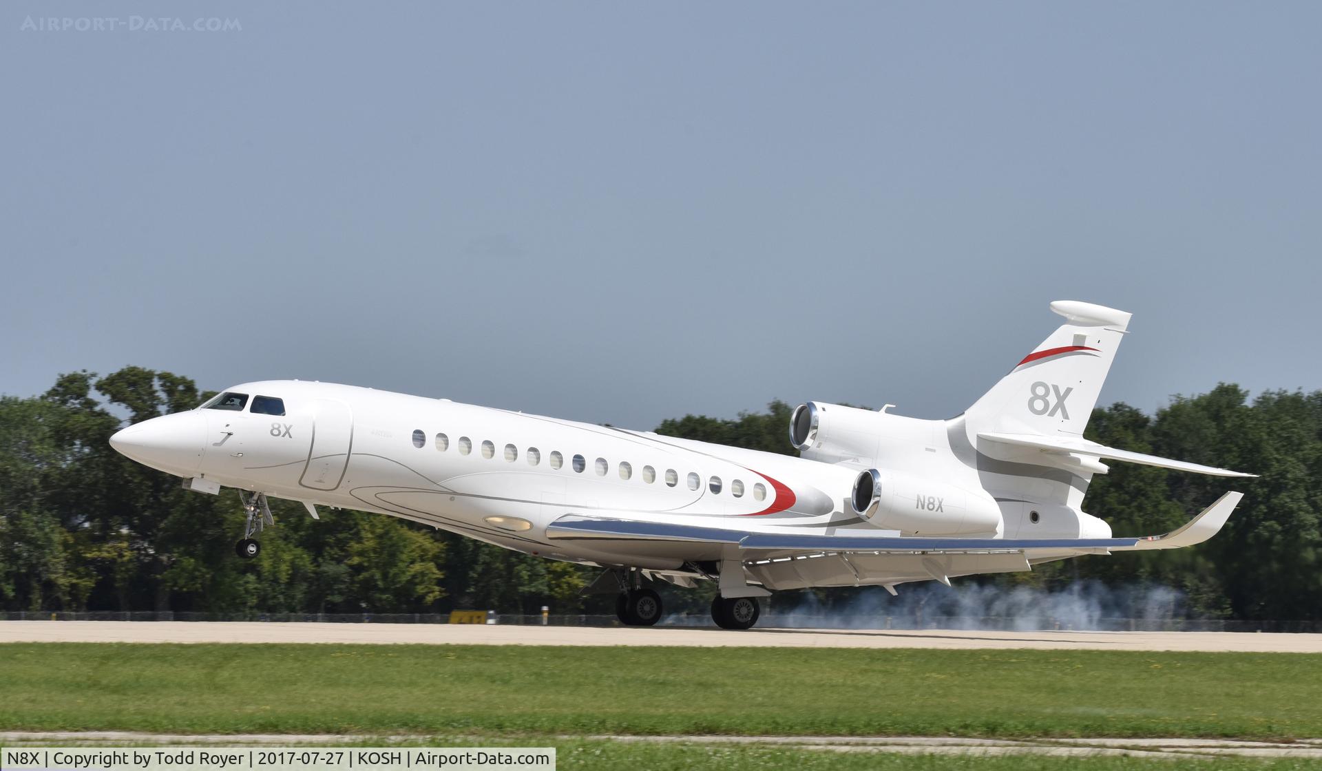 N8X, 2015 Dassault Falcon 8X C/N 403, Airventure 2017