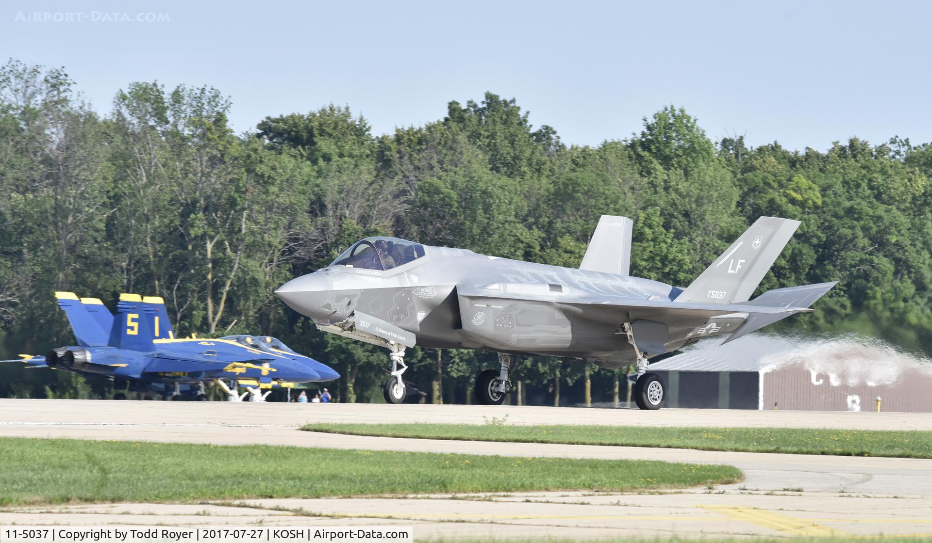 11-5037, 2011 Lockheed Martin F-35A Lightning II C/N AF-48, Airventure 2017