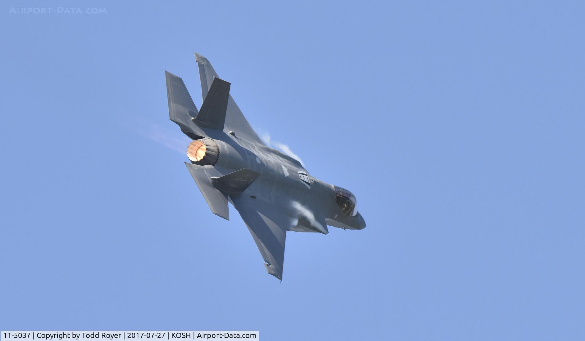 11-5037, 2011 Lockheed Martin F-35A Lightning II C/N AF-48, Airventure 2017