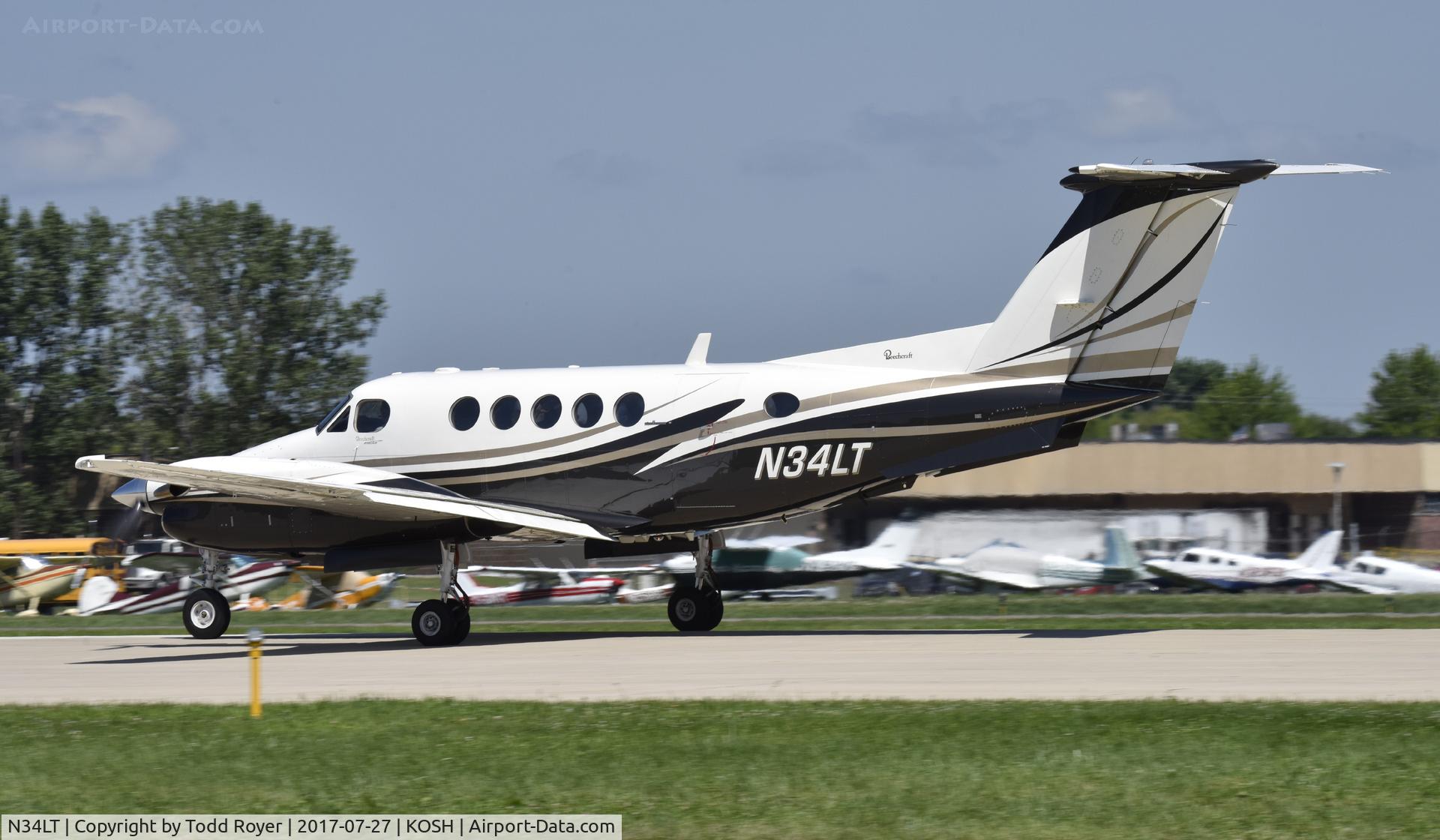 N34LT, 1992 Beech B200 King Air C/N BB-1437, Airventure 2017