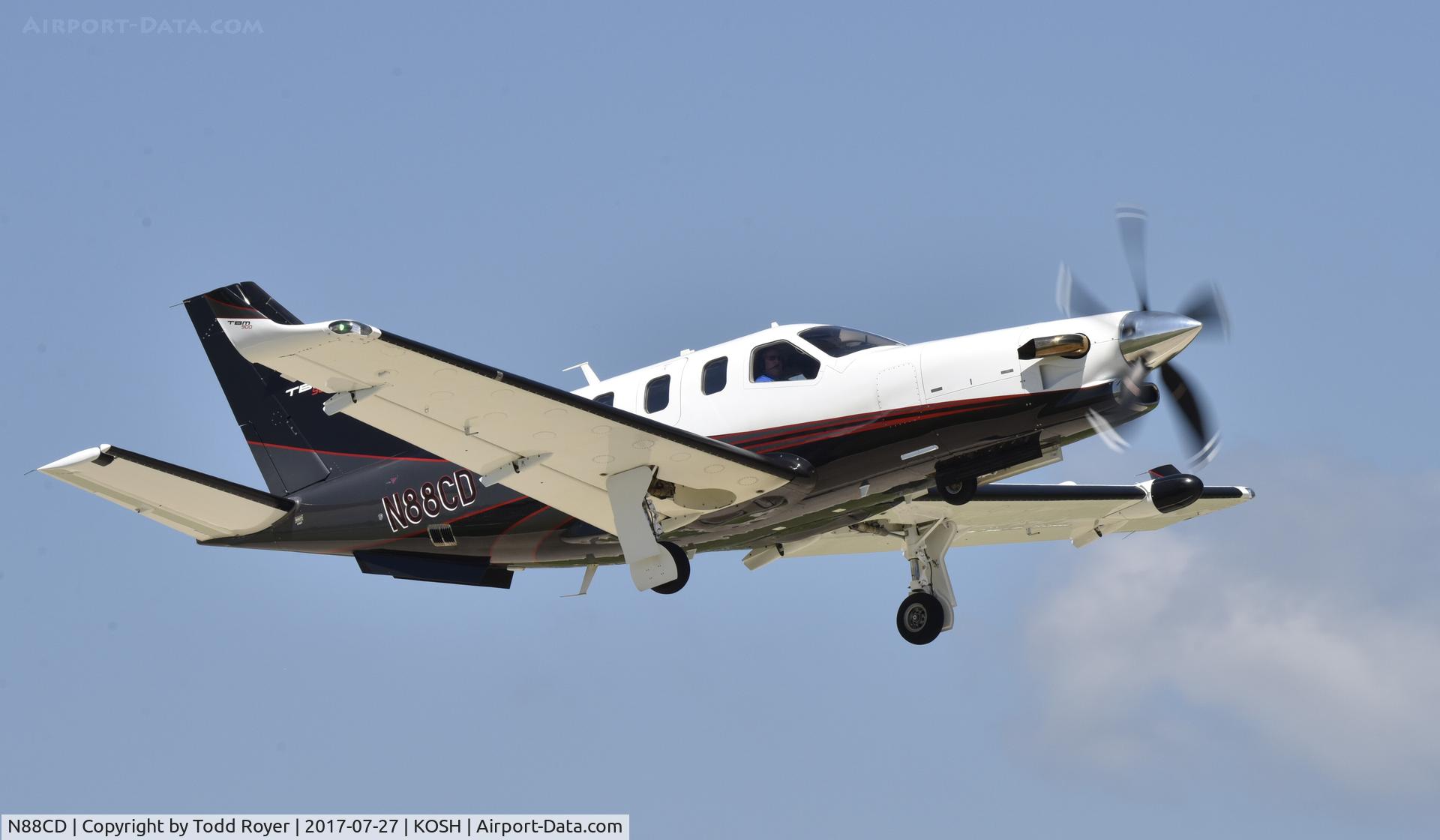 N88CD, 2010 Socata TBM-700 C/N 543, Airventure 2017
