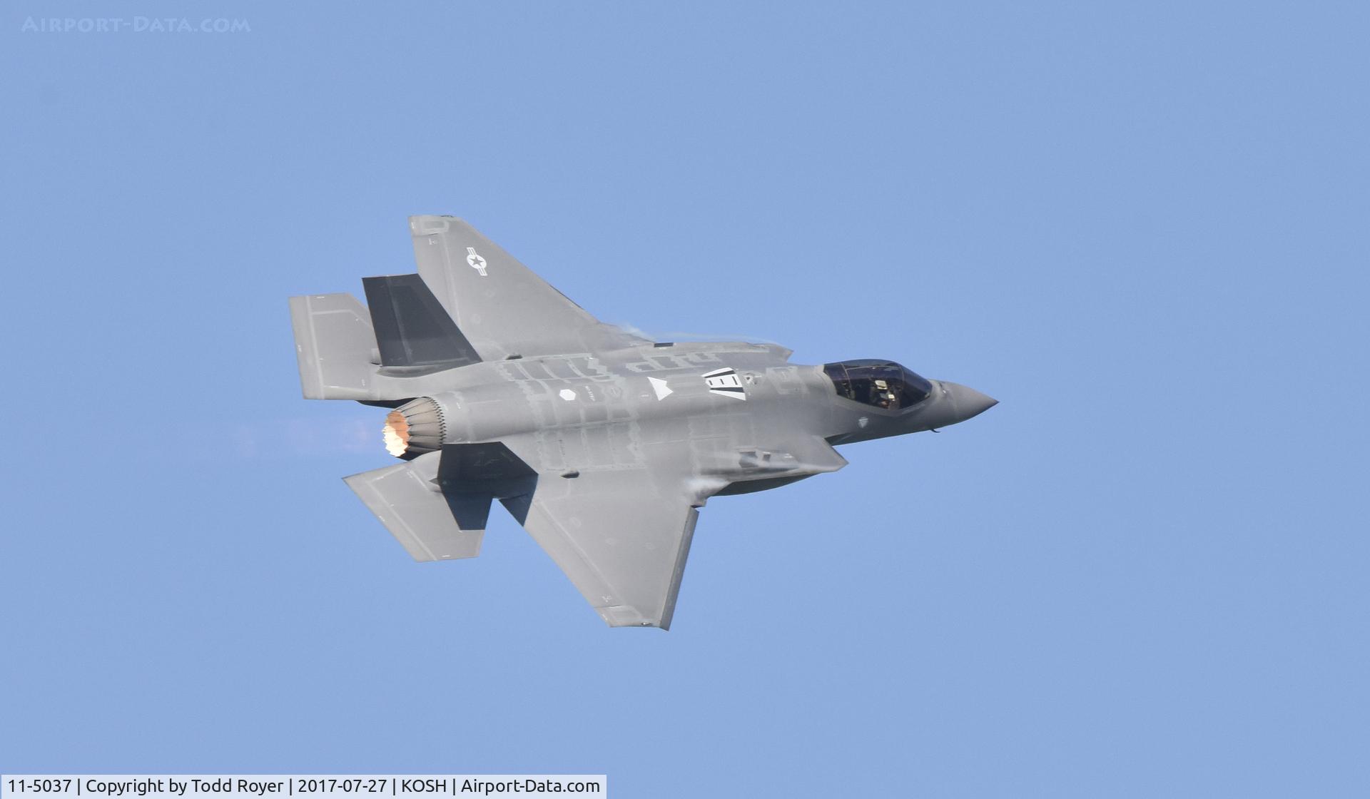 11-5037, 2011 Lockheed Martin F-35A Lightning II C/N AF-48, Airventure 2017