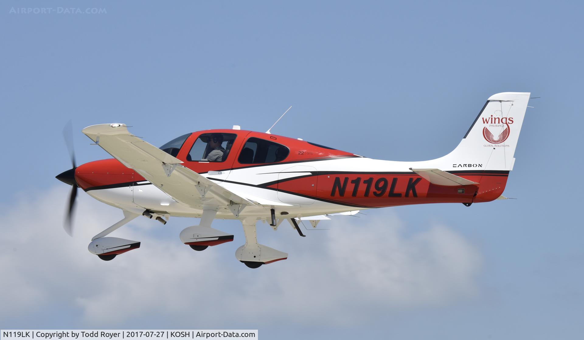 N119LK, 2016 Cirrus SR22 Carbon C/N 4366, Airventure 2017