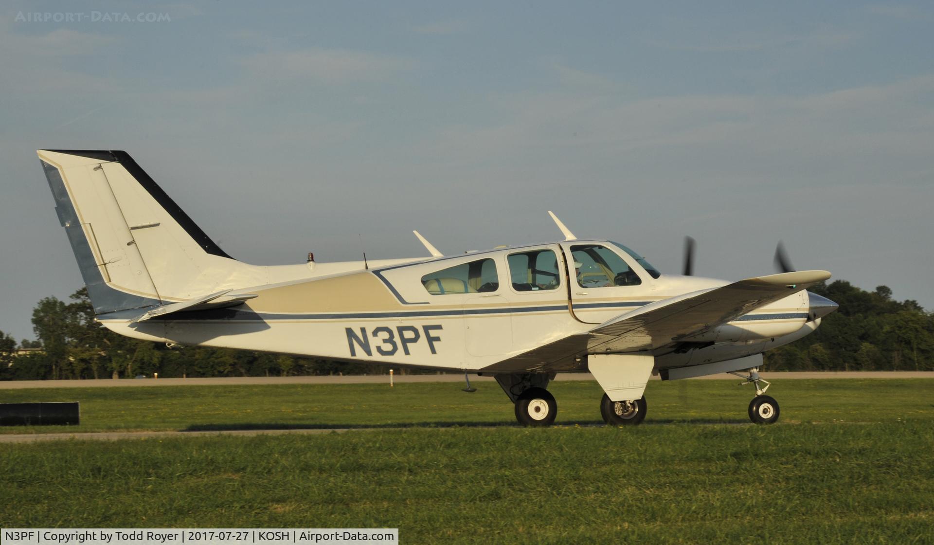 N3PF, 1962 Beech 95-A55 Baron C/N TC-296, Airventure 2017