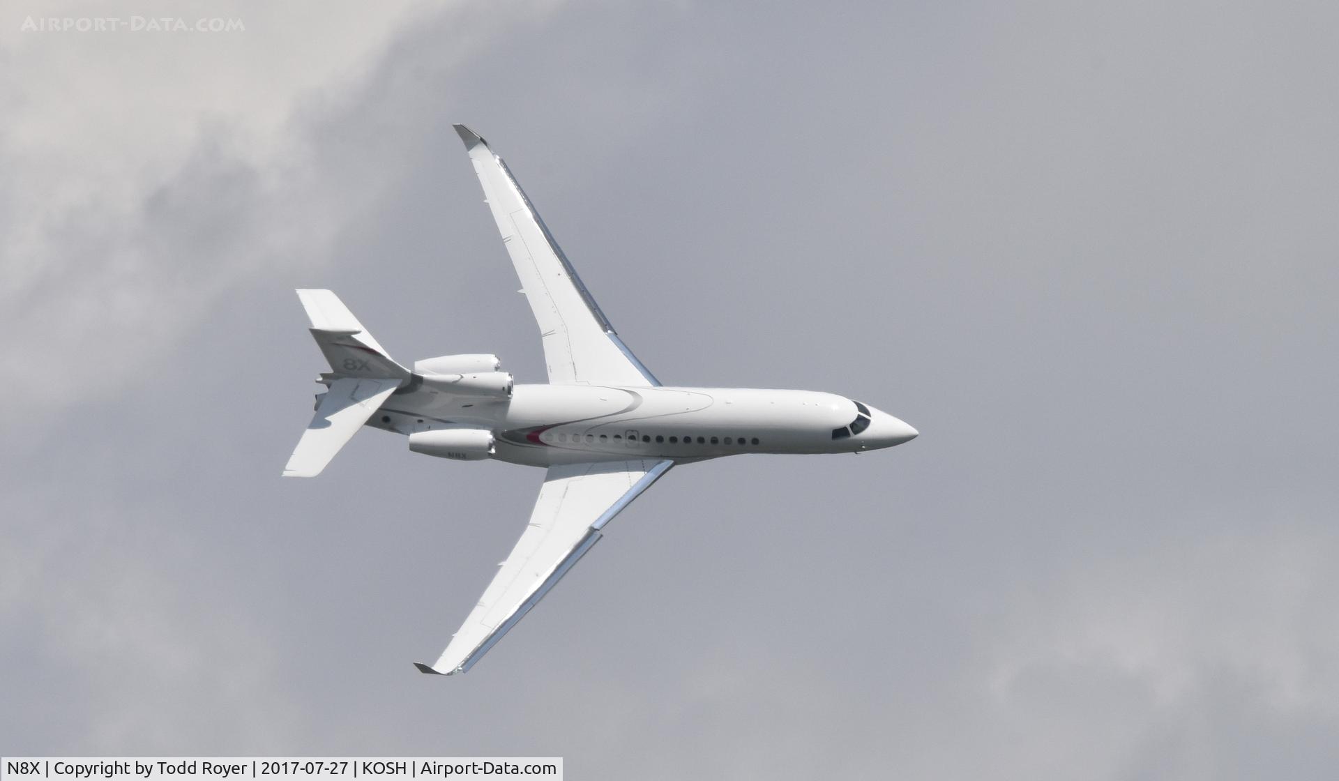 N8X, 2015 Dassault Falcon 8X C/N 403, Airventure 2017