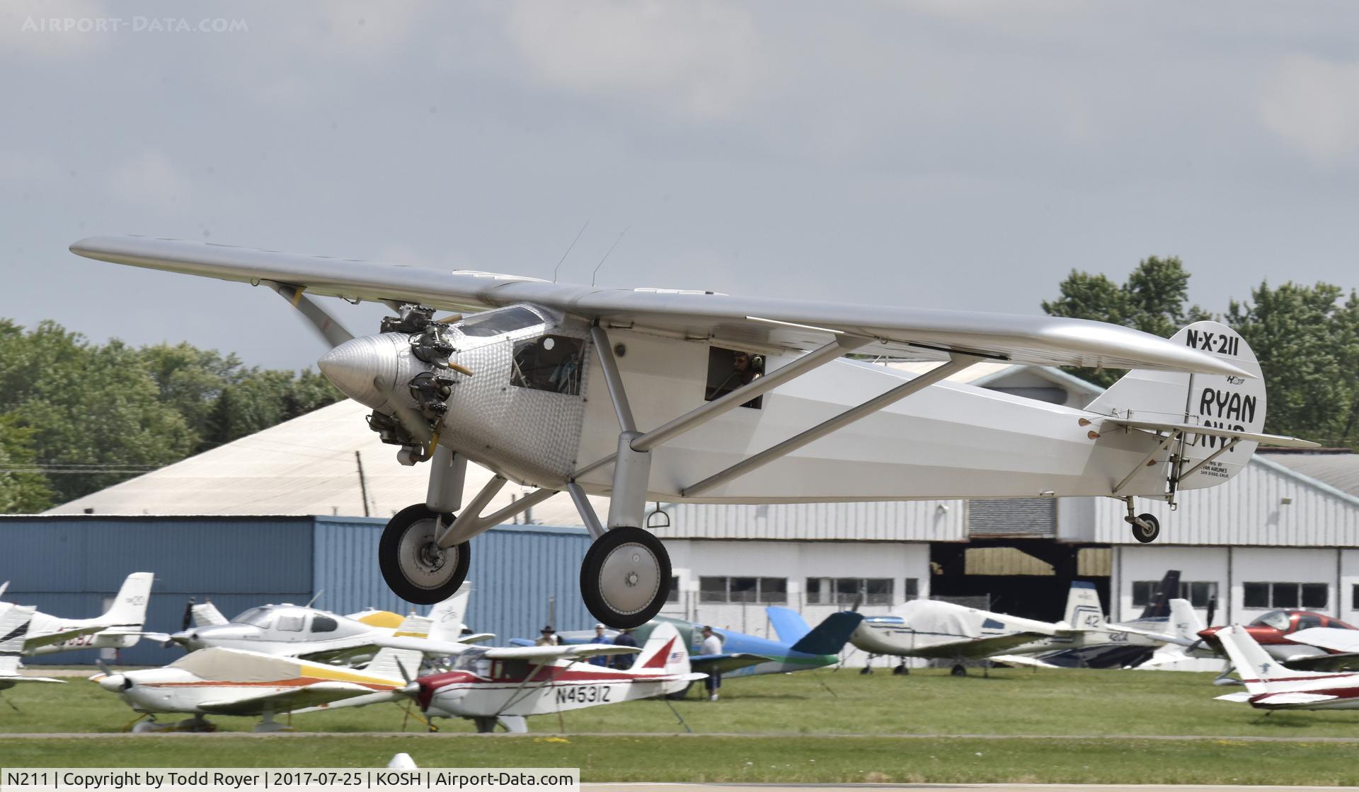 N211, 1990 Ryan NYP Replica C/N 2, Airventure 2017