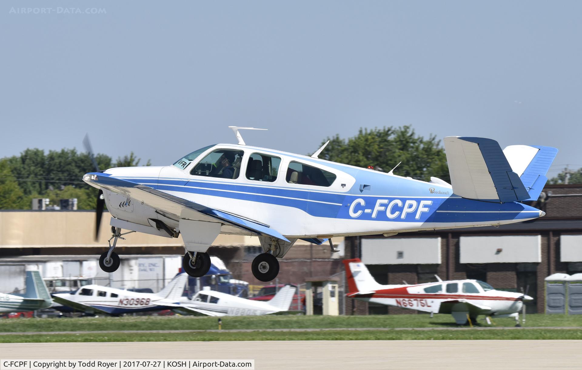 C-FCPF, 1977 Beech V35B Bonanza C/N D-10022, Airventure 2017