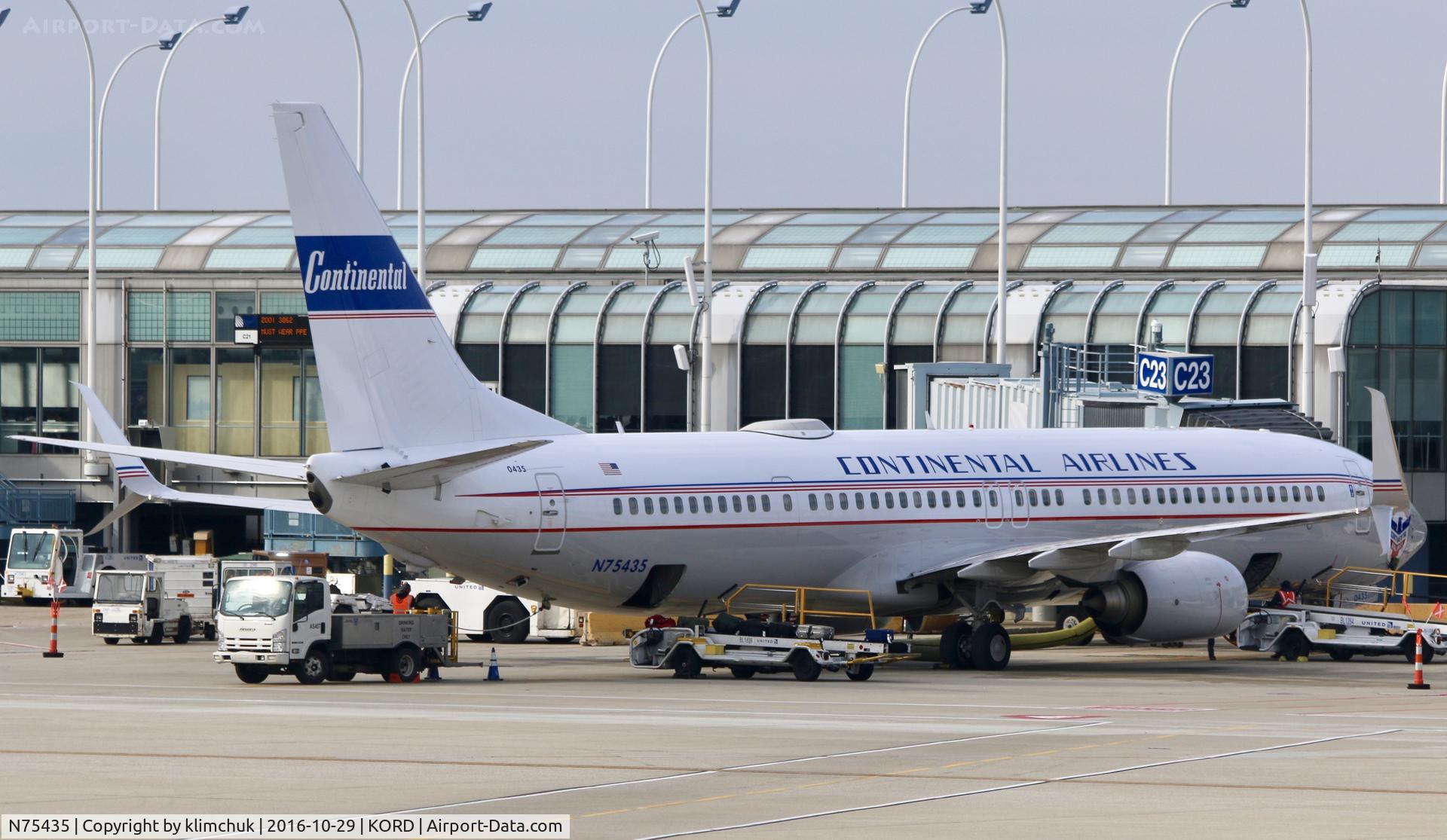 N75435, 2009 Boeing 737-924/ER C/N 33529, Like Continental retro livery