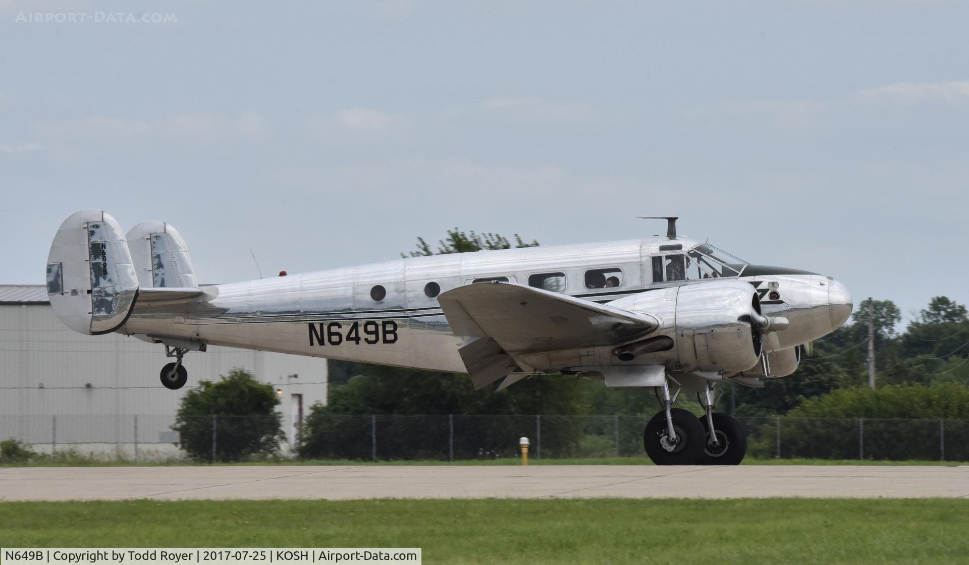 N649B, 1948 Beech D18S C/N A-454, Airventure 2017