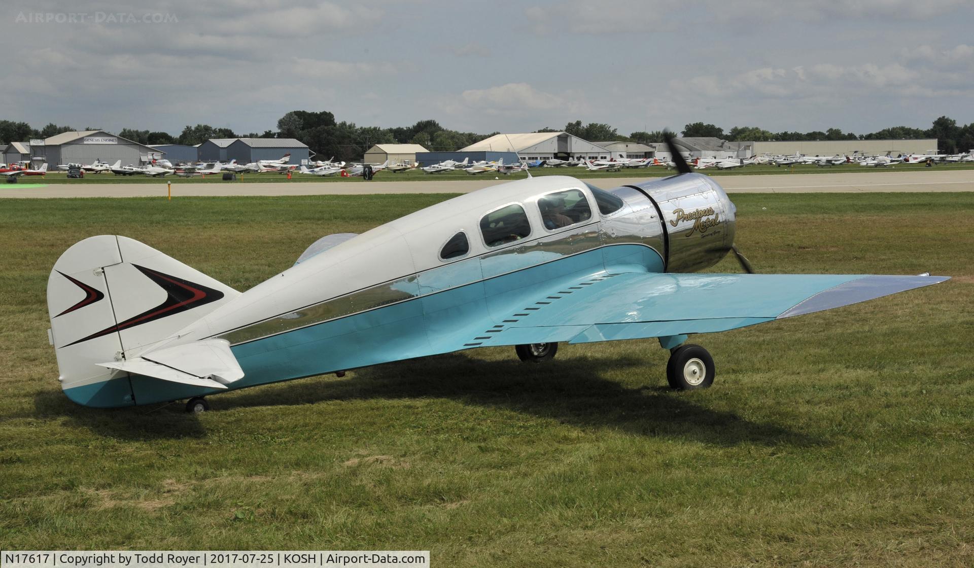N17617, 1938 Spartan 7W Executive C/N 16, Airventure 2017