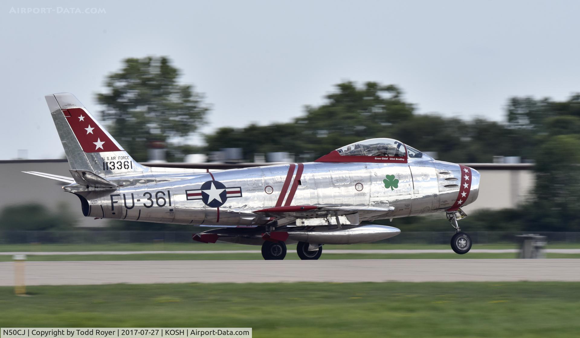 N50CJ, Canadair CL-13B Sabre 6 C/N 1490, Airventure 2017