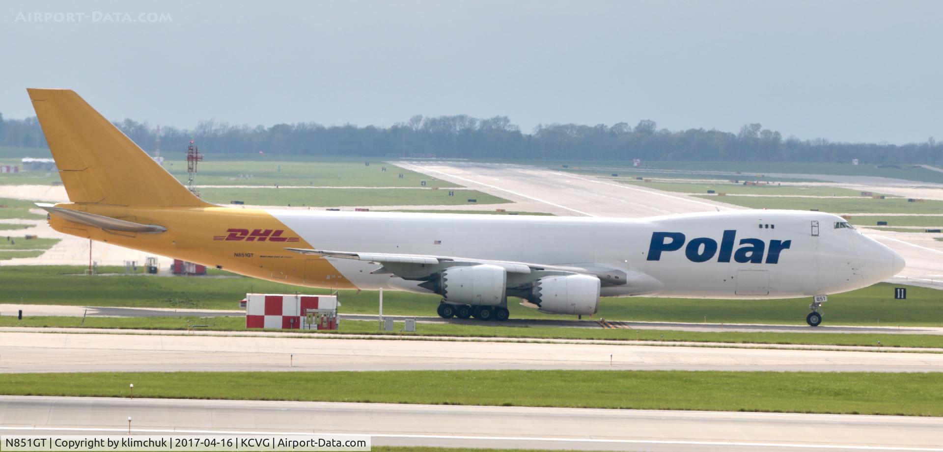 N851GT, 2012 Boeing 747-87UF C/N 37565, Cincinnati/Northern Kentucky International Airport has very convenient spotting area close to cargo terminal