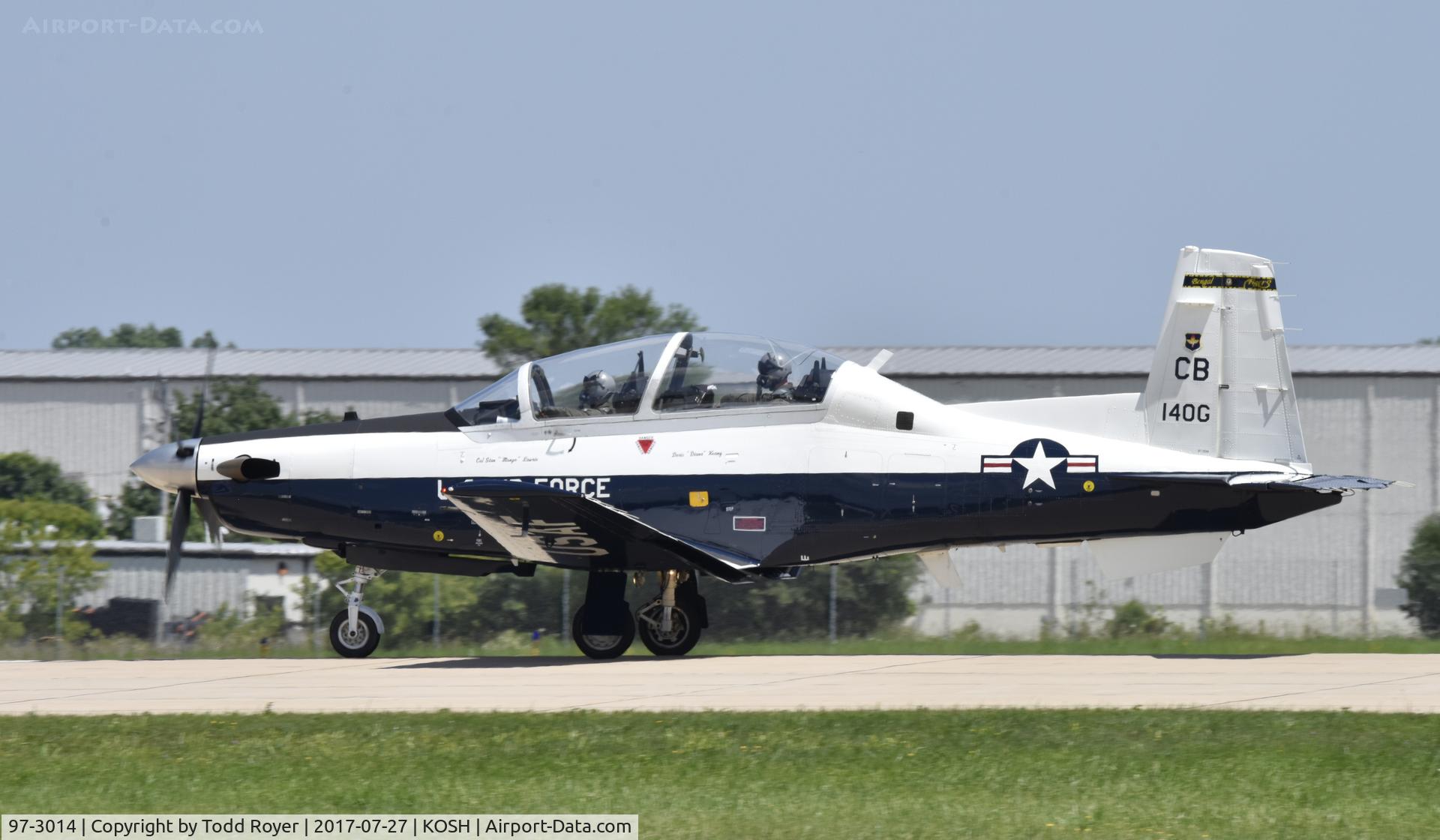 97-3014, 1997 Raytheon T-6A Texan II C/N PT-18, Airventure 2017