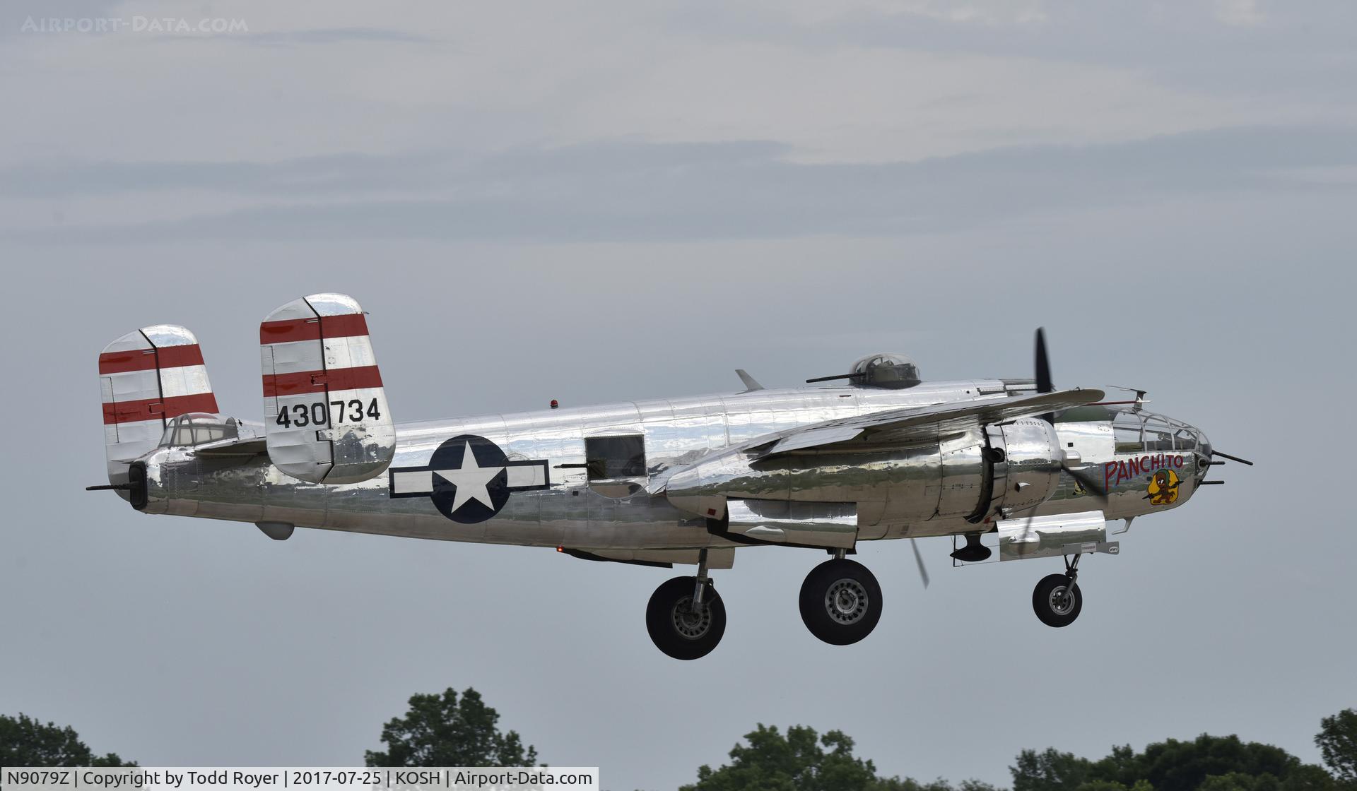 N9079Z, 1944 North American TB-25N Mitchell C/N 108-34009, Airventure 2017