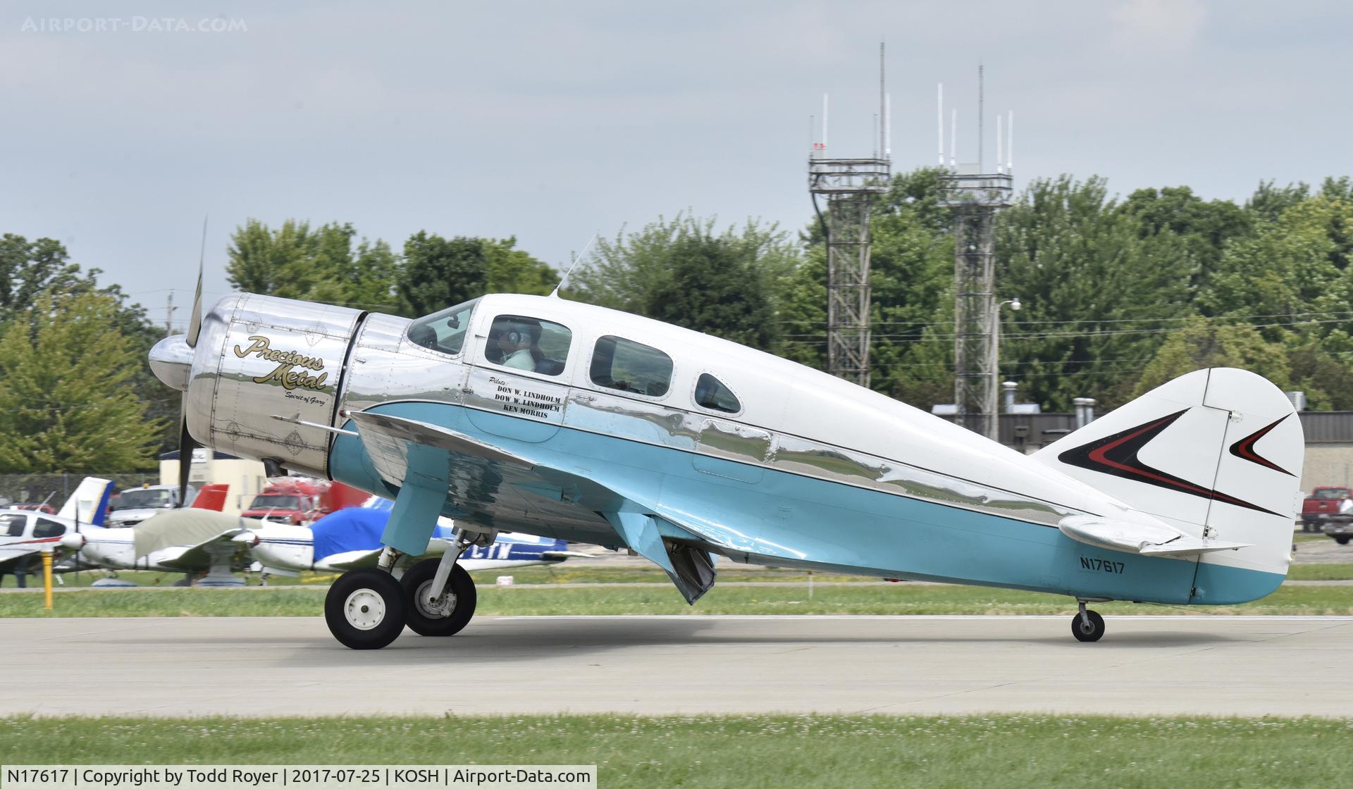 N17617, 1938 Spartan 7W Executive C/N 16, Airventure 2017