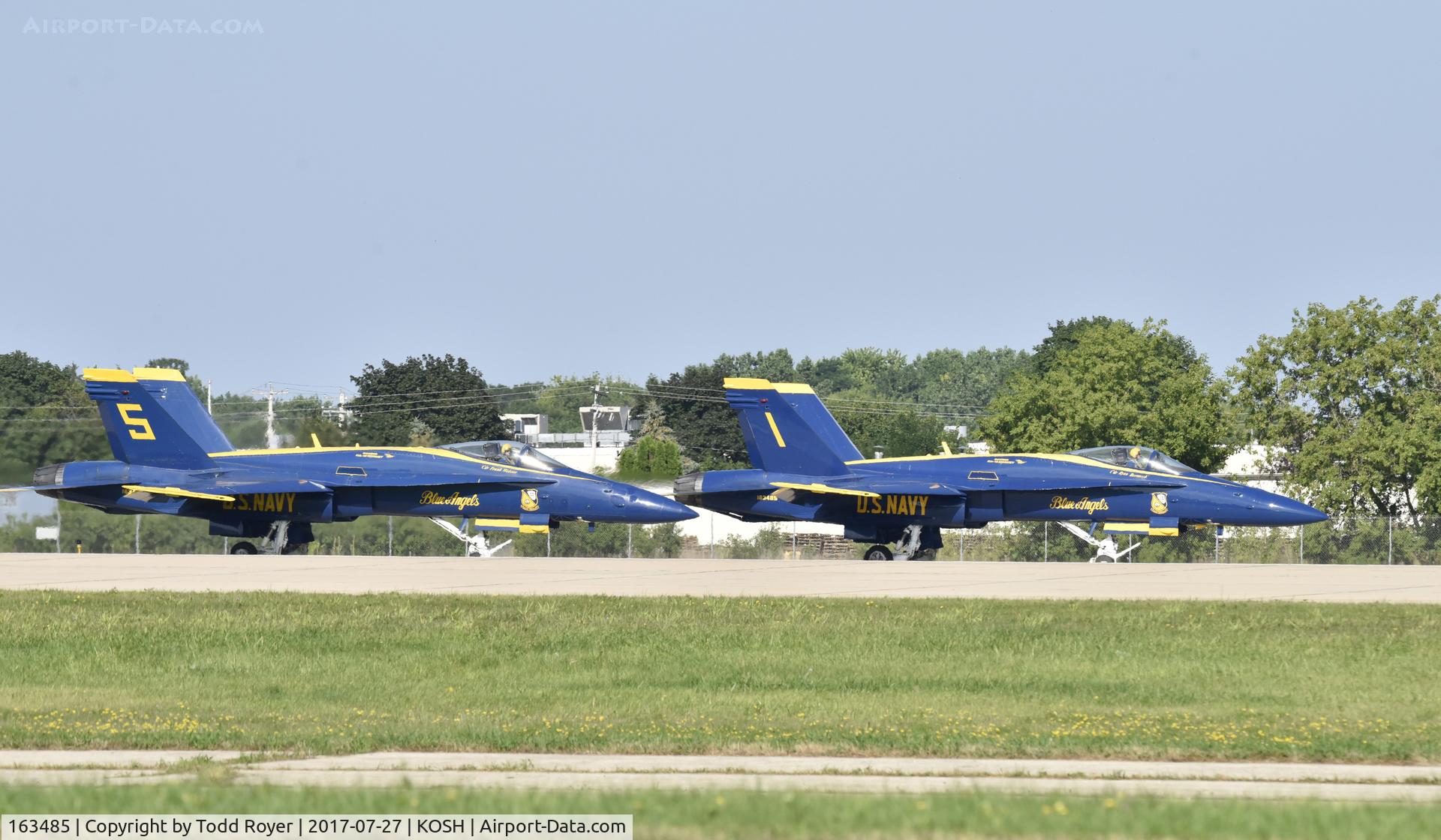 163485, 1988 McDonnell Douglas F/A-18C Hornet C/N 0717/C044, Airventure 2017