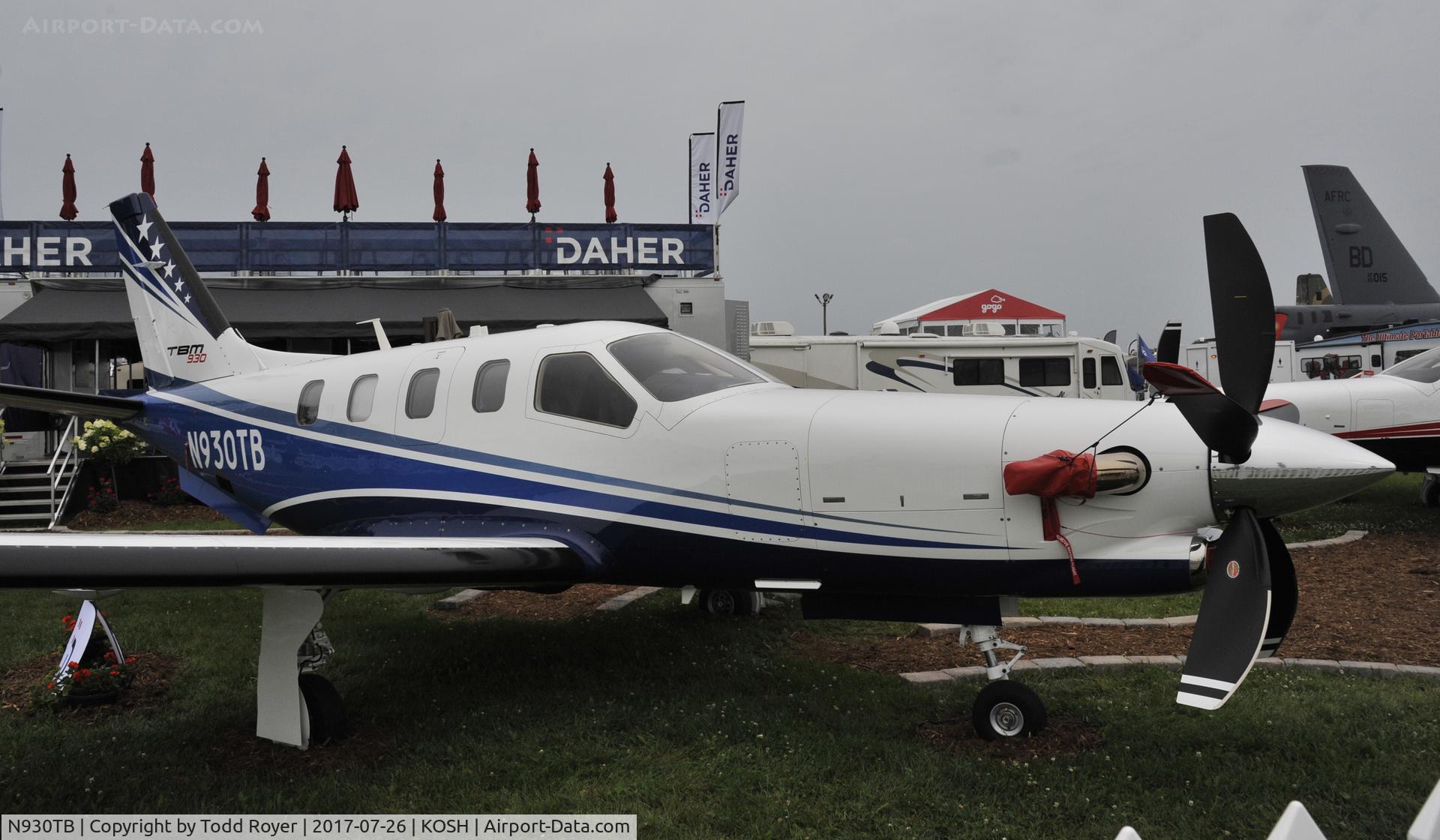 N930TB, 2017 Socata TBM-930 C/N 1162, Airventure 2017