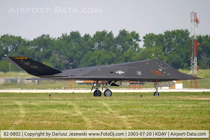 82-0802, 1982 Lockheed F-117A Nighthawk C/N A.4027, F-117A Nighthawk 82-0802 HO from 8th FS 'Black Sheep' 49th FW Holloman AFB, NM