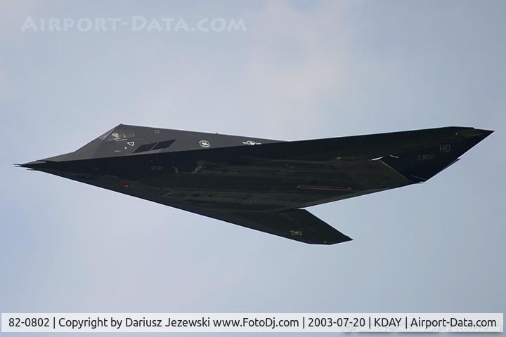 82-0802, 1982 Lockheed F-117A Nighthawk C/N A.4027, F-117A Nighthawk 82-0802 HO from 8th FS 'Black Sheep' 49th FW Holloman AFB, NM