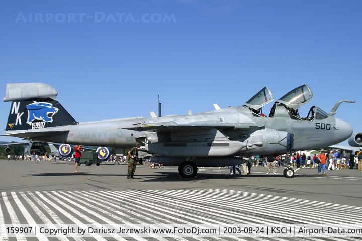 159907, Grumman EA-6B Prowler C/N P-54, EA-6B Prowler 159907 NK-500 from VAQ-139 'Cougars' NAS Whidbey Island, WA