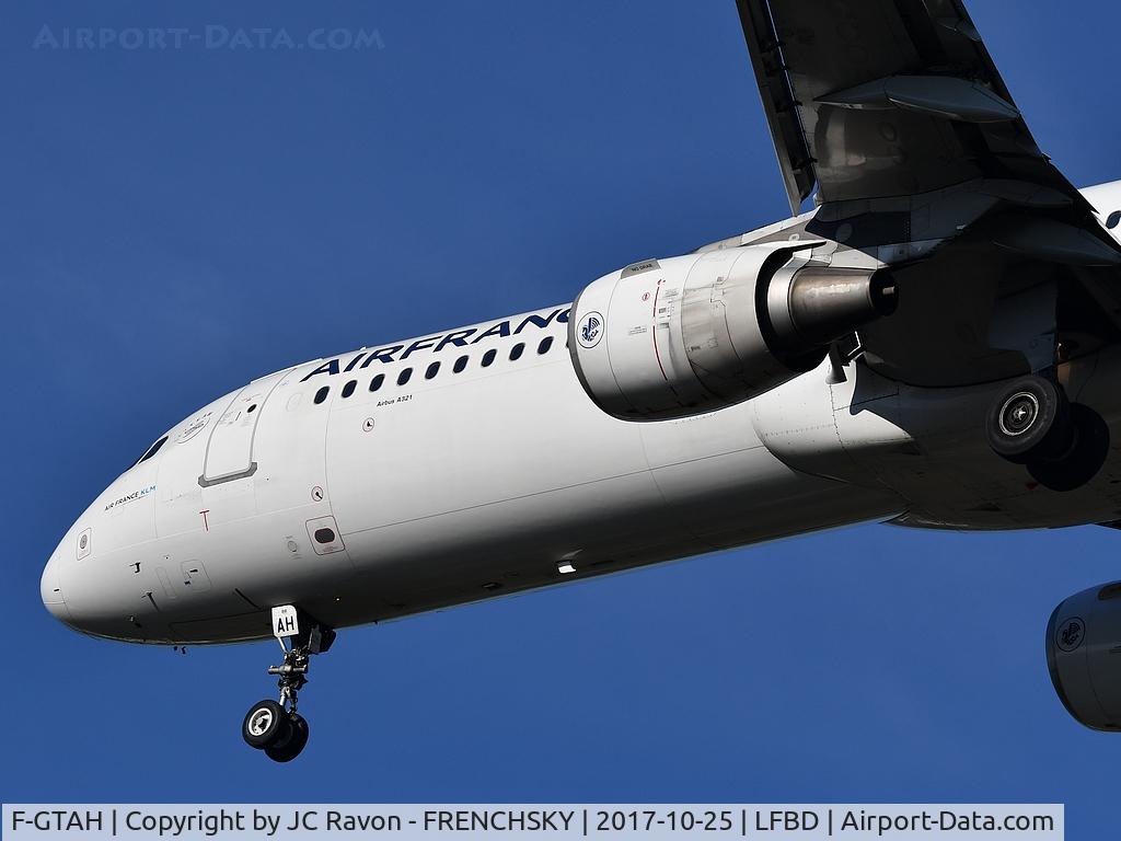 F-GTAH, 1999 Airbus A321-211 C/N 1133, Air France AF7622 from Paris CDG landing runway 23