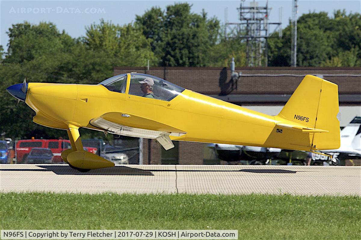 N96FS, 2008 Vans RV-6 C/N 21585, at 2017 EAA AirVenture at Oshkosh