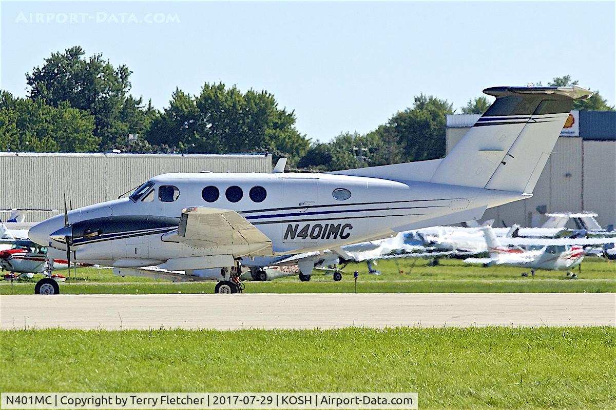 N401MC, 1981 Beech F90 King Air C/N LA-145, at 2017 EAA AirVenture at Oshkosh