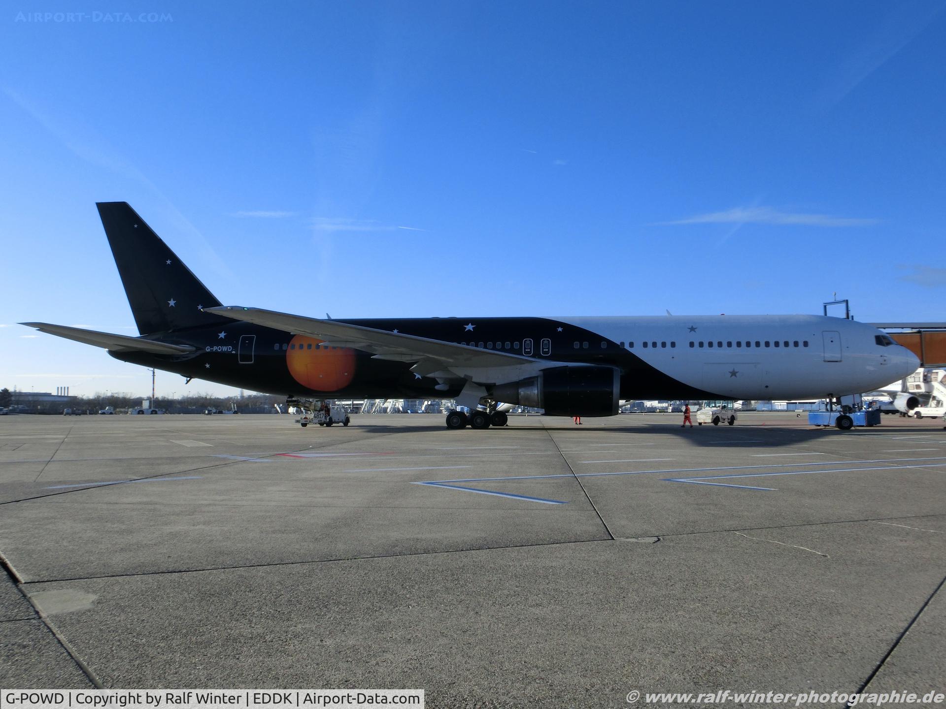 G-POWD, 2003 Boeing 767-36N/ER C/N 30847, Boeing 767-36NER - ZT AWC Titan Airways - 30847 - G-POWD - 2016 - CGN