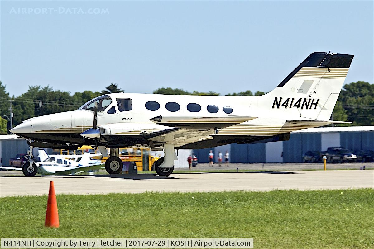 N414NH, 1975 Cessna 414 Chancellor Chancellor C/N 414-0640, at 2017 EAA AirVenture at Oshkosh