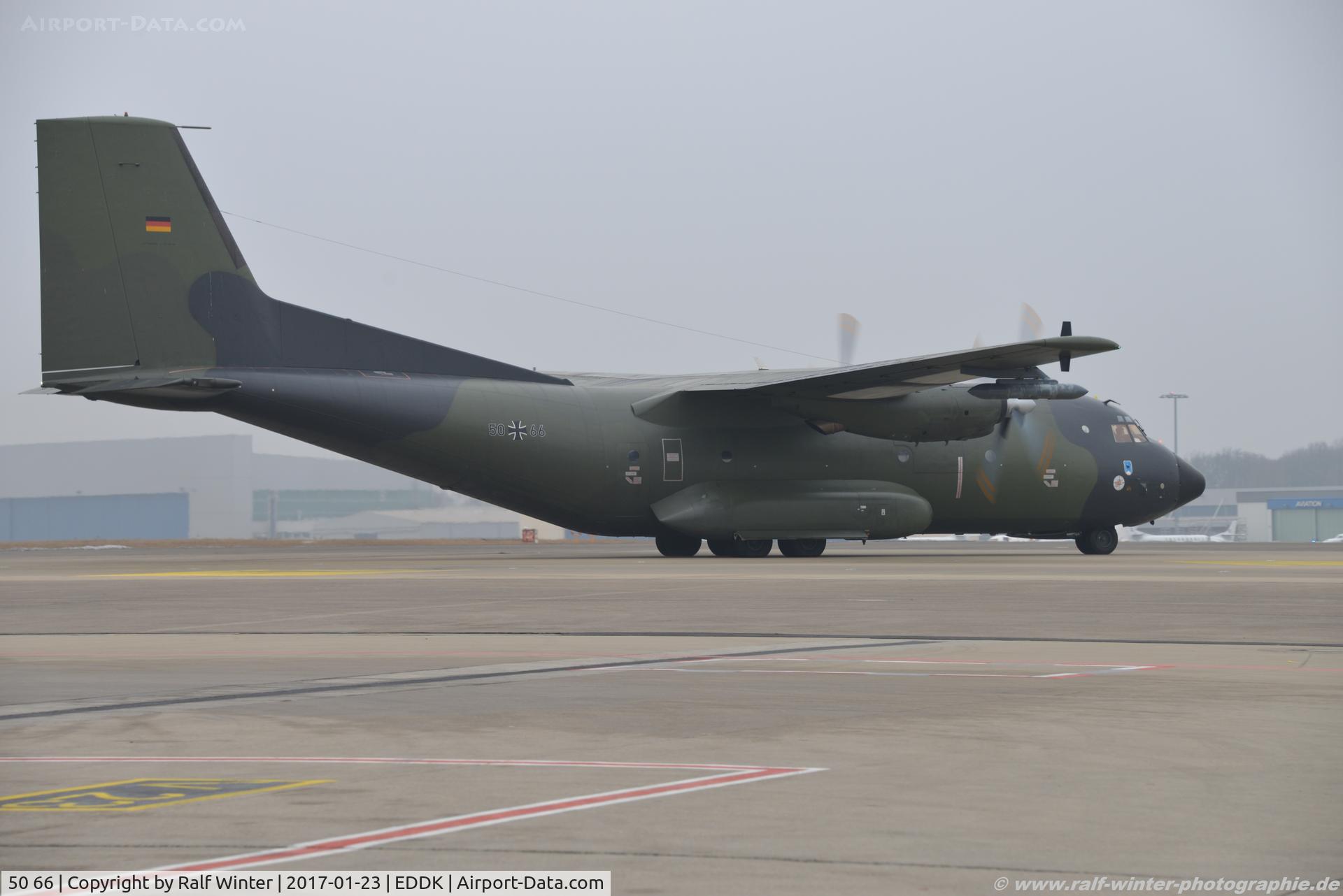 50 66, Transall C-160D C/N D103, Transall C-160D - GAF German Air Force - D103 - 50+66 - 23.01.2017 - CGN