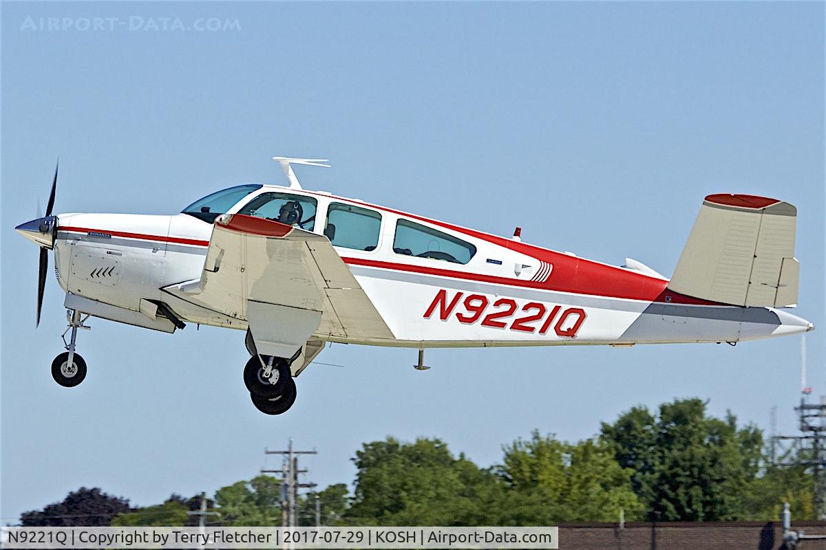 N9221Q, 1971 Beech V35B Bonanza C/N D-9264, at 2017 EAA AirVenture at Oshkosh