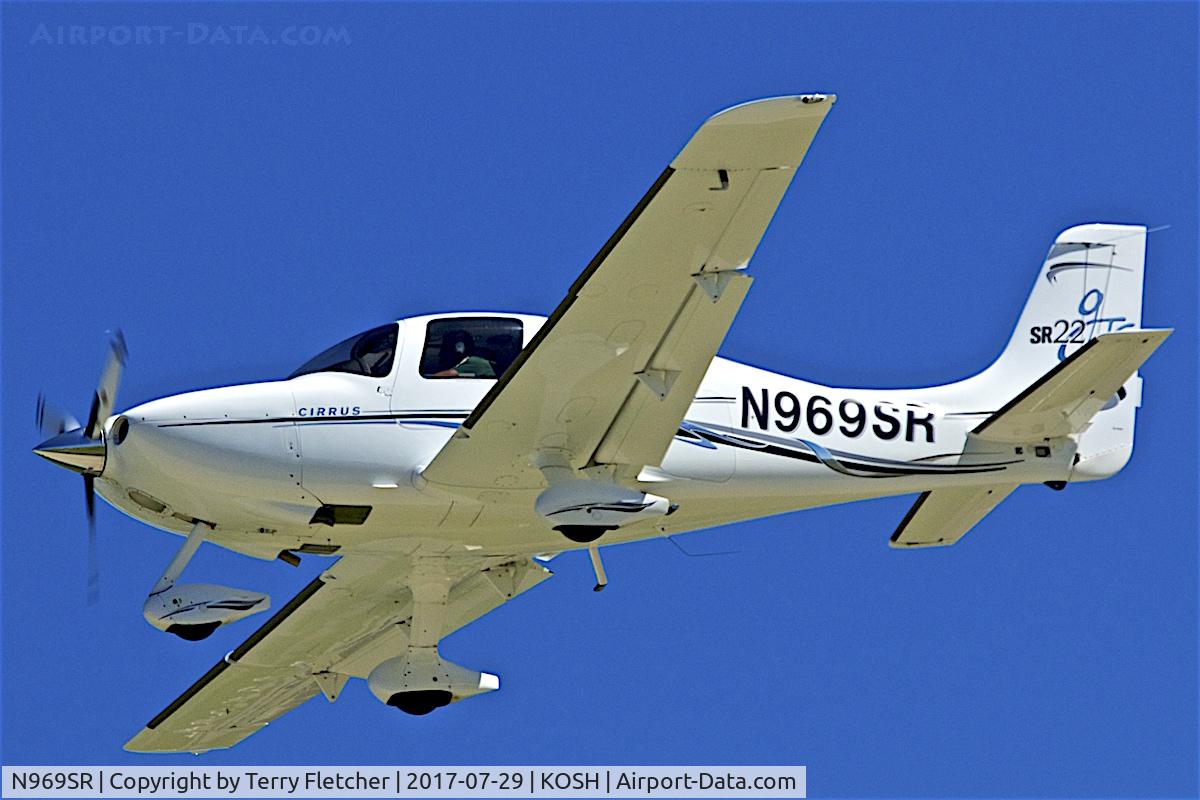 N969SR, 2006 Cirrus SR22 GTS C/N 2111, at 2017 EAA AirVenture at Oshkosh