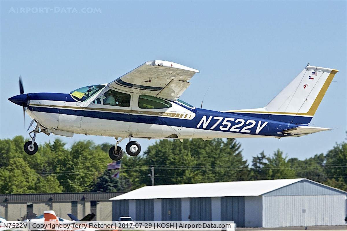 N7522V, 1975 Cessna 177RG Cardinal C/N 177RG0819, at 2017 EAA AirVenture at Oshkosh