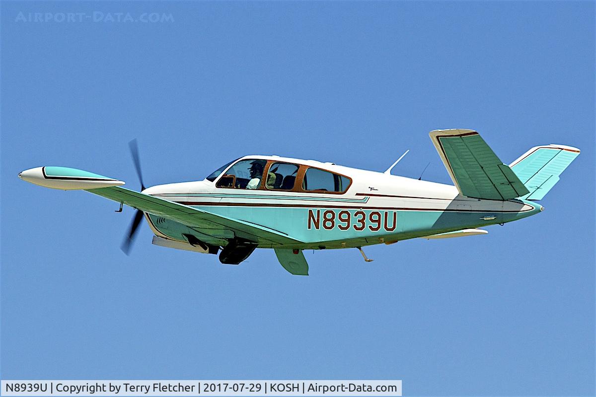 N8939U, 1965 Beech S35 Bonanza C/N D-7924, at 2017 EAA AirVenture at Oshkosh