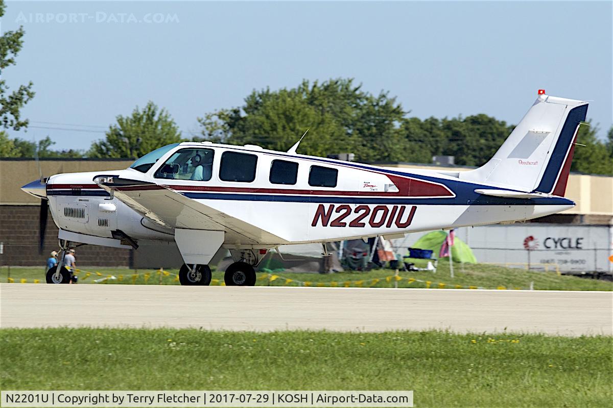 N2201U, 1997 Raytheon Aircraft Company B36TC Bonanza C/N EA-601, at 2017 EAA AirVenture at Oshkosh