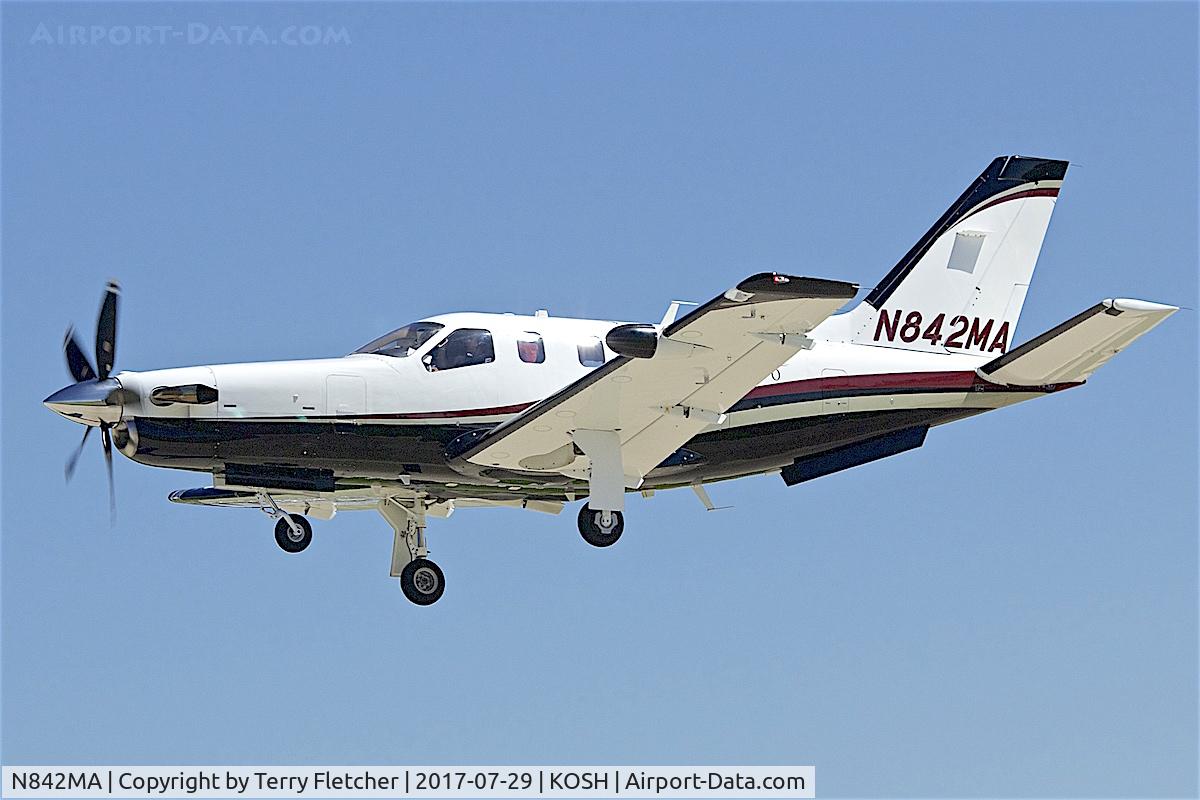 N842MA, 2007 Socata TBM-700 C/N 424, at 2017 EAA AirVenture at Oshkosh